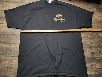tobacco road clothing Mens XXL Harley Davidson Motorcycles Tobacco Road NC Double Sided T Shirt