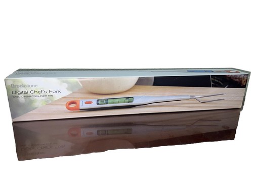 Jumbo 18”+ Brookstone Digital Chef's Fork With Thermometer - Picture 2 of 11