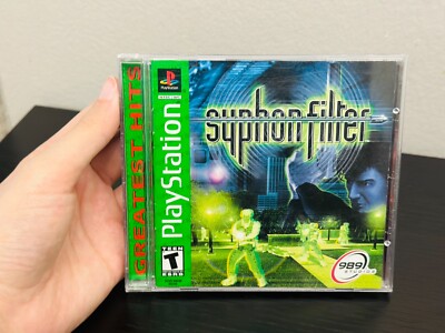 Syphon Filter PS1 Game Black Label TESTED PlayStation 1 Disc Case Manual CIB