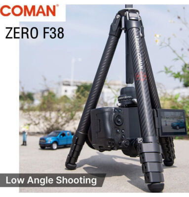 Ulanzi COMAN ZERO F38 Professional Carbon Fiber Travel Tripod Monopod Ballhead
