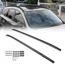 For Mazda CX-5 CX5 17-24 Aluminum Black 2Pcs Roof Rack Side Rails Cargo Carrier
