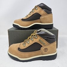 Youth's Timberland Field Boot L/F Mid Boot / Beige Nubuck / TB0A21FZ / Size 2.5