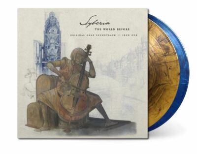 Syberia The World Before Vinyl Record Soundtrack 2 LP Blue Brown Marble VGM OST