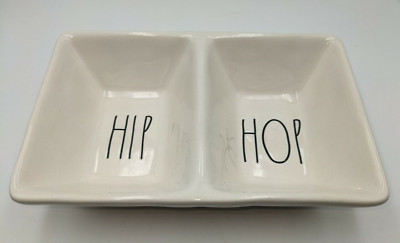 Rae Dunn by Magenta Easter Hip Hop Divided Candy/Nut Dish
