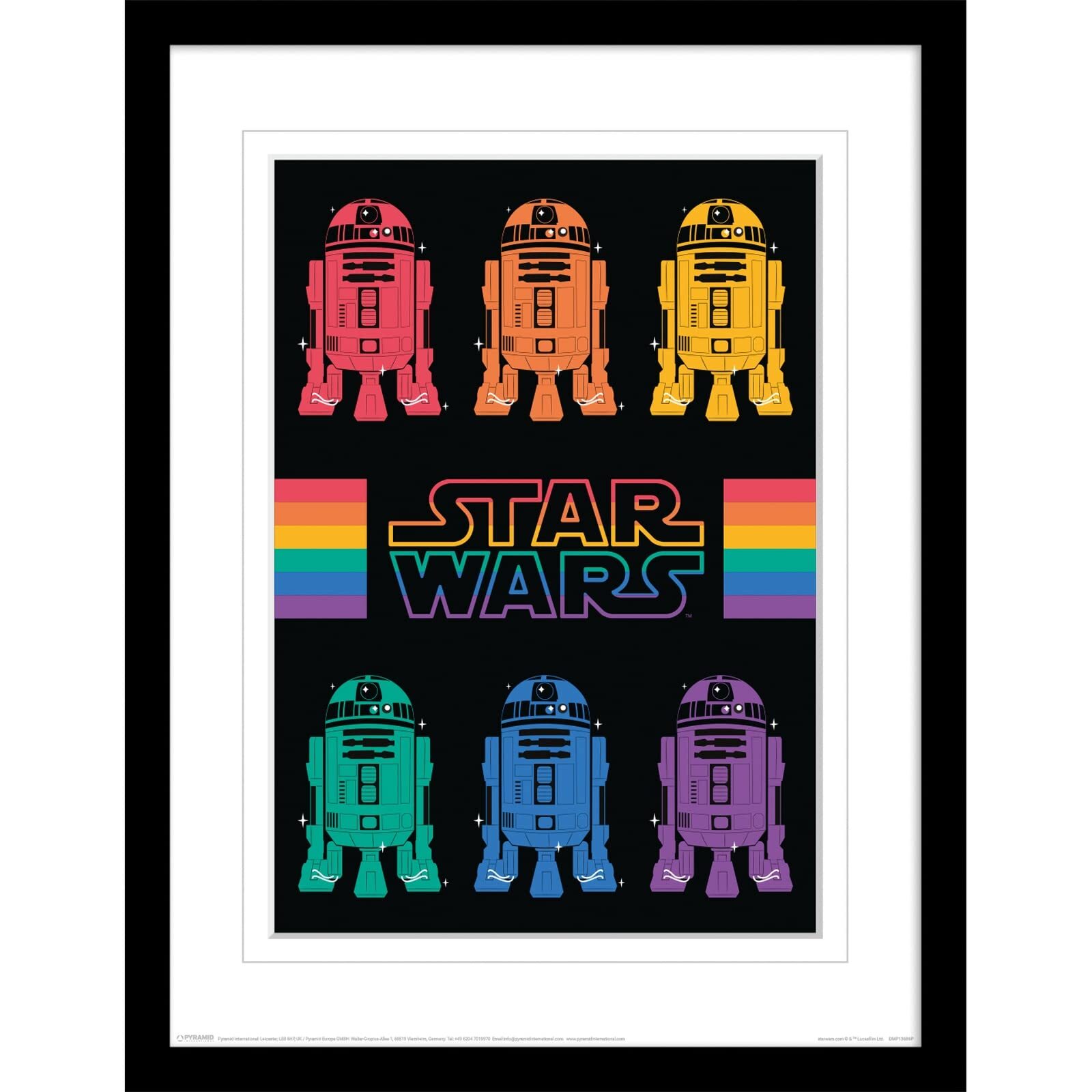 STAR WARS PRIDE (R2D2 RAINBOW) NUOVO