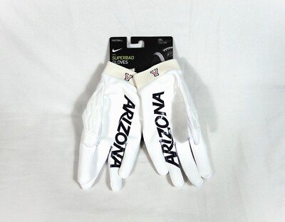 Nike Superbad 6.0 Arizona Wildcats Football Gloves Sz XXL NEW