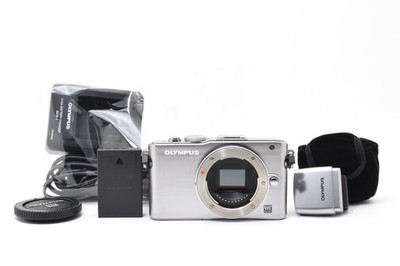 【Mint】Olympus PEN Lite E-PL3 Silver 12.3 MP Digital Camera Body #2880041
