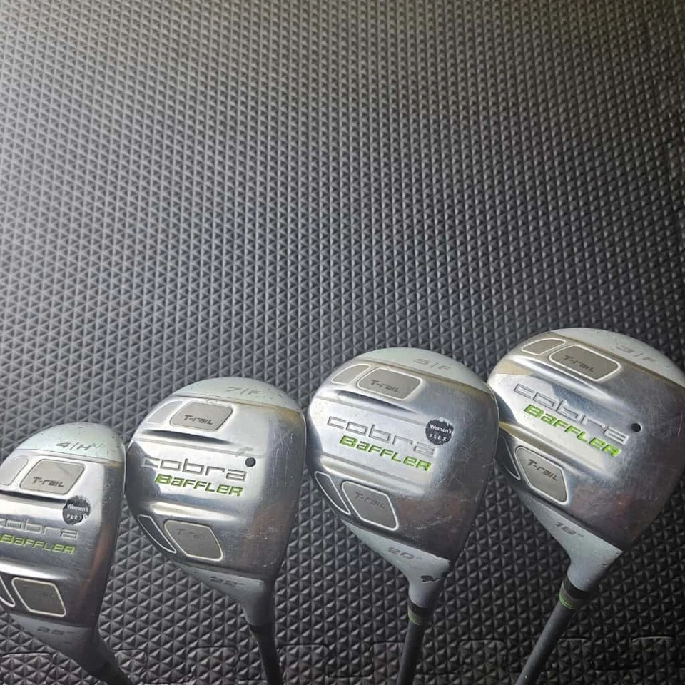 Cobra Baffler T-Rail 3 5 7 madera 4H diestro varilla flexible de grafito para mujer aprox 41,5"" Foto 3 de 4