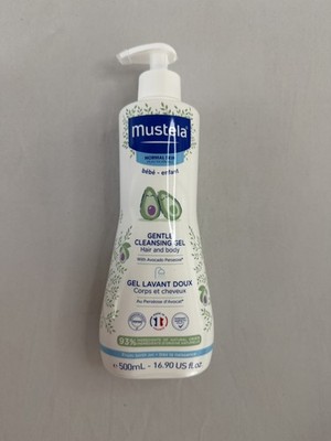 Mustela Gentle Cleansing Hair & Body Gel Normal Skin 16.90oz - 500ml For Infant