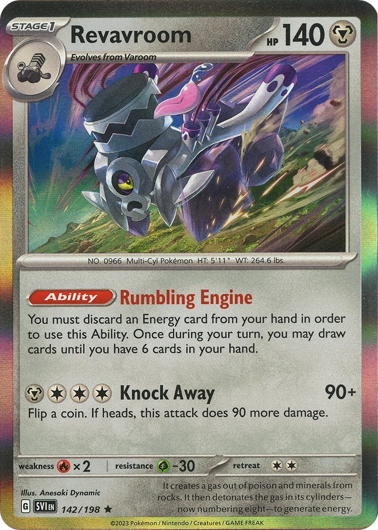Revavroom [Scarlet & Violet Base Set SVI Holofoil - 142/198 NM]
