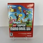 New Super Mario Bros. Wii (Nintendo Wii, 2009) Complete CIB W/ Inserts