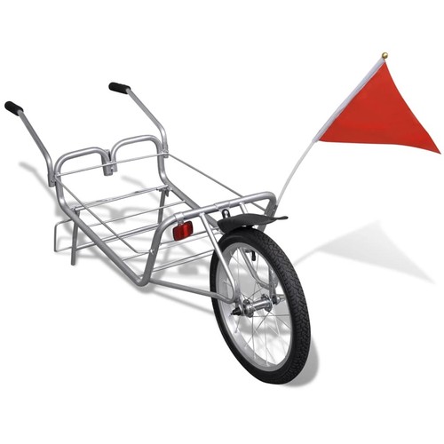 2-in-1 Lastenfahrrad mit Aufbewahrungsbeutel Fahrradanhänger Transportanhänger - Bild 7 von 10