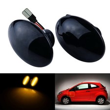 2x Smoke schwarz LED Seitenblinker Blinker lampe Für Ford Fiesta MK III Transit