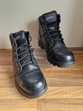 Skechers Work Workshire Mens Steel Toe Cap Safety Boots UK 9 US 10 Eur 43 Black