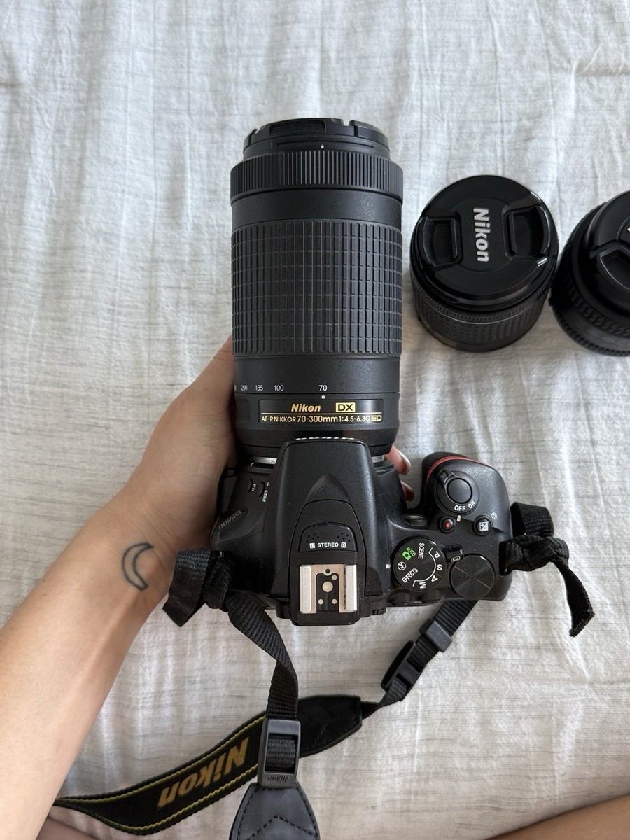 Nikon D5600 DSLR Camera Kit + AF-P 18-55mm VR + AF-P 70-300mm ED