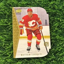 2023-24 Upper Deck #RDT-17 Matthew Coronato 1994-95 Rookie Die Cuts Flames RC
