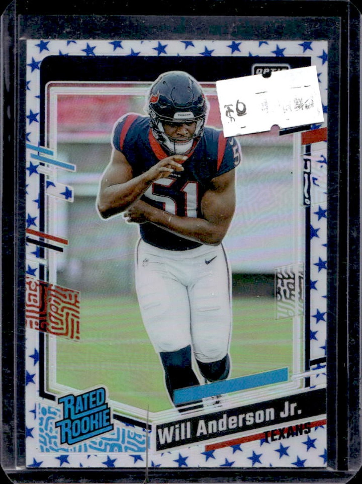 2023 Donruss Optic Will Anderson Jr. Blue Stars Prizm Rated Rookie #246 Texans
