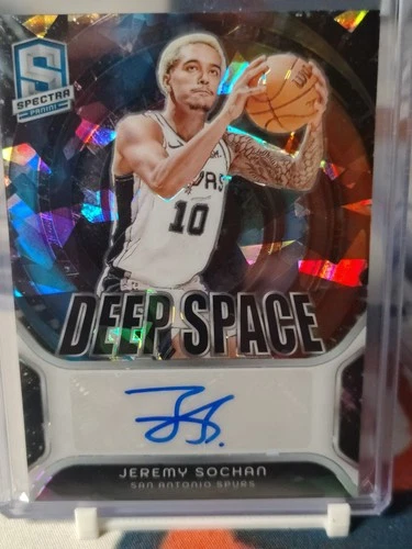 Panini Spectra Deep Space Signatures Sochan Astral Prizm /49 Spurs Auto