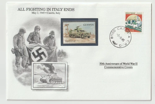 2/5/1995 Italy FDC - WWII - All Fighting in Italy Ends