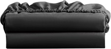 2-piece bed sheet set Cooling bed sheet for beds, black