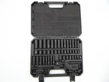 50-Piece 3/8" Drive Master Impact Socket Set SAE Metric Deep  Shallow