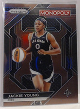 2024 PANINI WNBA MONOPOLY JACKIE YOUNG REFRACTOR /249 #WNBA15 ACES MSK