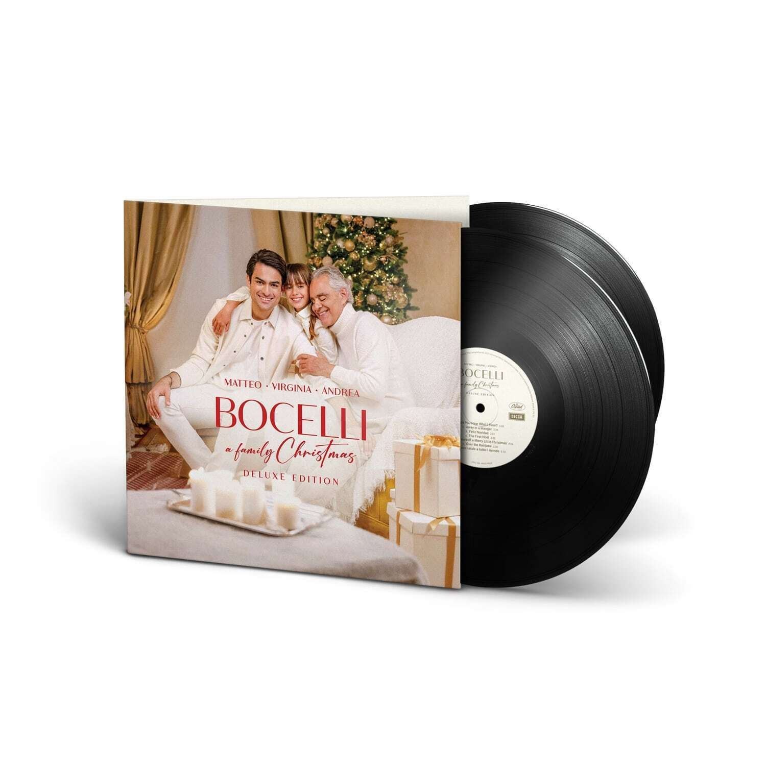 Matteo/Virginia/Andrea Bocelli A Family Christmas Deluxe Edition Vinyl 12"" Album