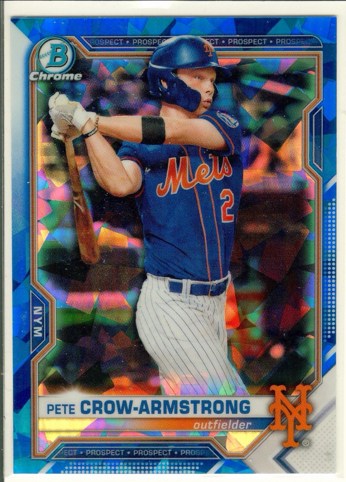 2 2021 Bowman Sapphire Baseball Pete Crow-Armstrong #BCP-22