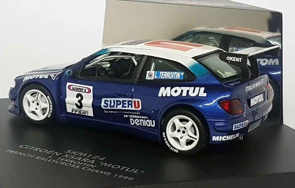 Coche Skid escala 1/43 - SKM124 Citroen Xsara Motul campeón francés de rallycross 1999 Foto 4 de 4