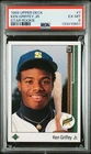 133410651 Ken Griffey Jr 1989 Upper Deck #1 Rookie RC PSA 6