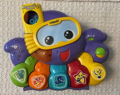 VTech Musical Bubbles Octopus - 80-113500, Make Bathtime Fun, WORKS!!!