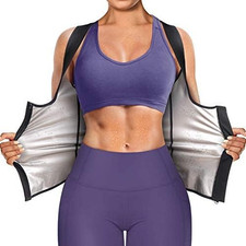 Sauna Suit for Women Waist Trainer Vest for Women Sweat Tank Top Shaper for Wome