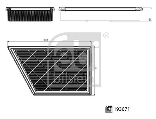 Febi Bilstein Luftfilter FüR Ford USA VW-image