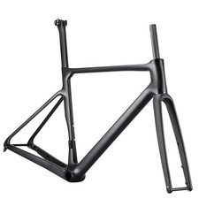 Cuadro de bicicleta de escalada de carbono 700*38C montaje plano freno de disco cuadro de bicicleta de carretera