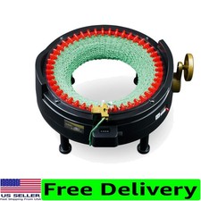 Express King Size Knitting Machine, 46 Needle Round Loom with Row Counter and...