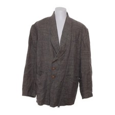 Florian Obst, Blazer, Größe: L, Braun, Leinen, Fischgräte, Herren #fE6