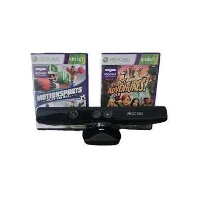 Xbox 360 Kinect Sensor Bar With 2 Games
