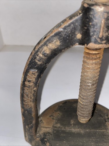 Vintage Landers, Frary & Clark Columbia FLEISCHSAFTPRESSE. New Britain Conn. USA - Bild 2 von 9