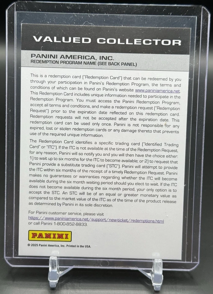 2024-25 Panini Prizm Black #200 Dereck Lively II Silver Prizm Auto Redemption - Image 2 of 2