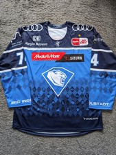 ERC Ingolstadt Travis St. Denis 2023/24 Heimtrikot DEL Eishockey Straubing Tiger