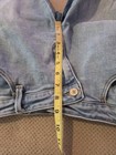 KanCan Women's Lia 2-Tone Mid Rise Cropped Flare Jeans AC2 Indigo Size 8... — photo 7