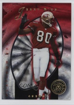 1997 Pinnacle Totally Certified Platinum Red 4922/4999 Jerry Rice #9 HOF 1m5u