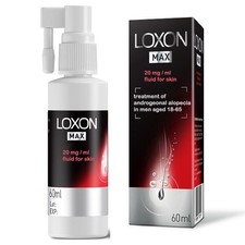 Loxon Max 5% Hair Loss Treatment Solution Spray Serum 60ml UK STOCK