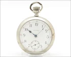 Antique c. 1909 Elgin Grade 293 16s 7j Pocket Watch Keystone Silveroid Case