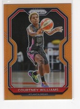 2021 Panini Prizm WNBA Courtney Williams #6 ORANGE PRIZM #/50