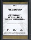 Firefly Relics 2026 Topps Update - Major League Material - Carter Jensen - #MLMU-CJ ...