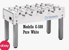 CalcioBalilla Biliardino Bigliardino Calcetto Bigliardo Garlando G500 PURE WHITE