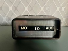 Arlac Dati DBGM Design Halm Ewiger Kalender Dauerkalender Braun 70er 10cm Retro