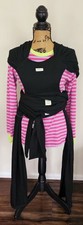 KeaBabies Baby Wrap Carrier Ring Sling Newborn to Toddler Trendy Black 