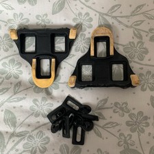 Set tacchetti pedali Shimano SPD SM-SH11 6 gradi galleggiante nero e giallo